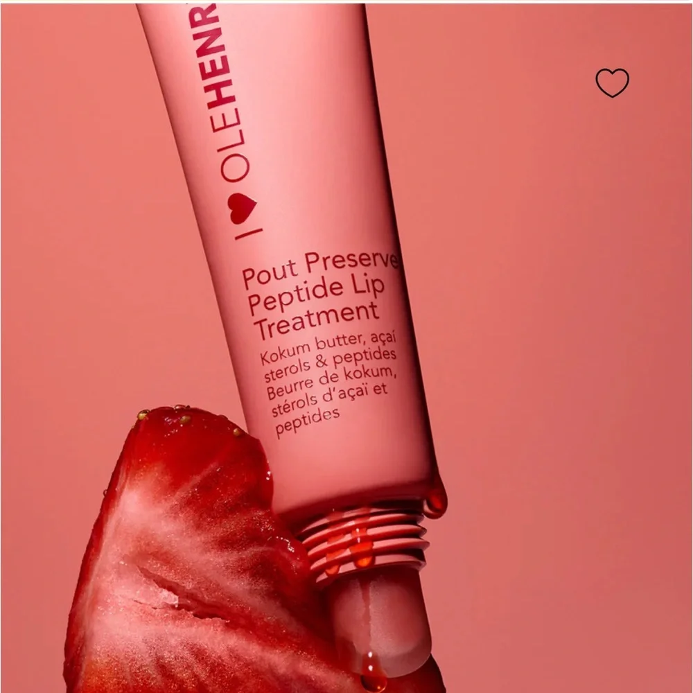 OLEHENRIKSEN Pout Preserve Hydrating Peptide Lip Treatment Strawberry Sorbet